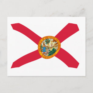 Florida Flag Postcard
