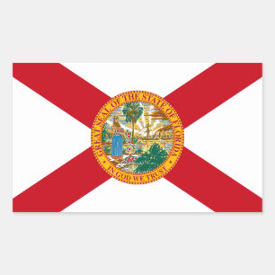 Florida Flag Rectangular Sticker