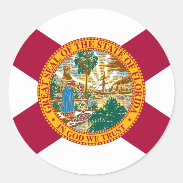 Florida flag/seal stickers (Front)