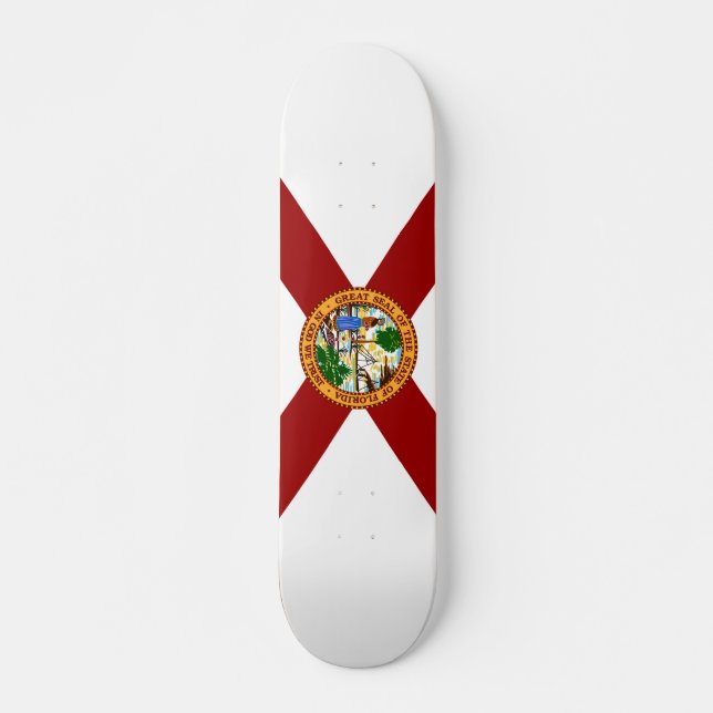Florida flag skateboard (Front)
