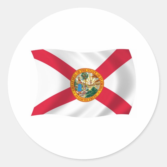 Florida Flag Sticker (Front)