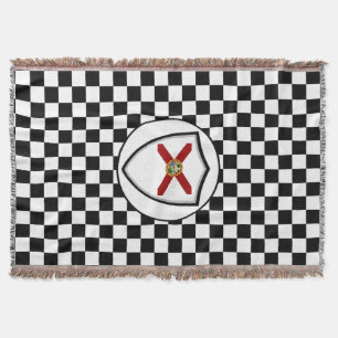 Florida flag throw blanket