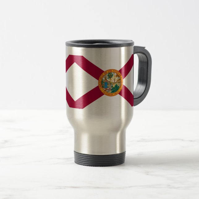 Florida flag travel mug (Front Right)