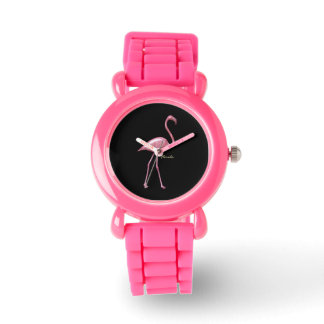 Florida Flamingo Glitter Strape WatchFactory Watch