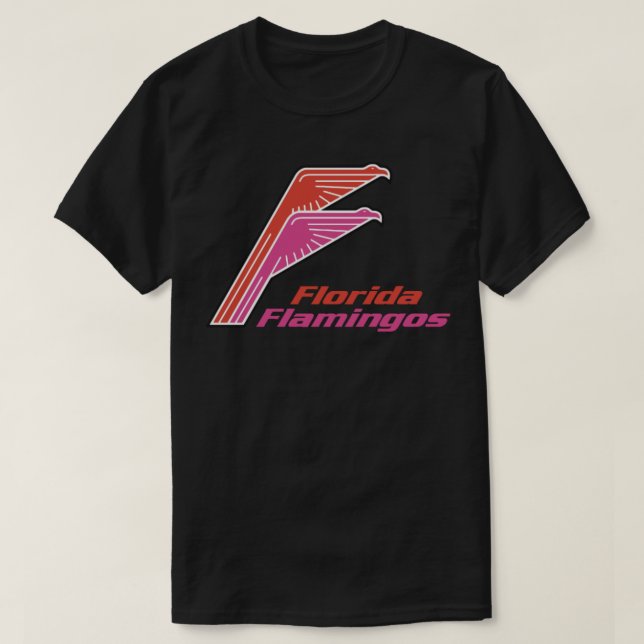 Florida Flamingos Defunct Tennis Team T-Shirt (Design Front)
