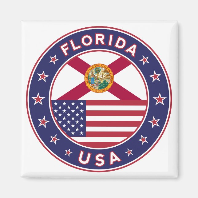 Florida, Florida t-shirt, Florida sticker Magnet (Front)