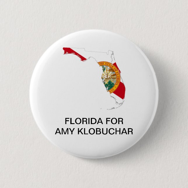 FLORIDA for AMY KLOBUCHAR 2020 Button (Front)
