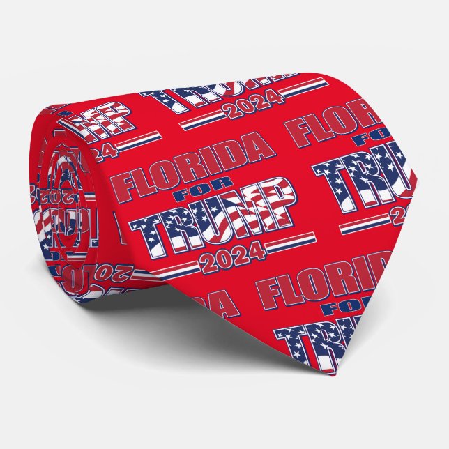 Florida for Trump Tie (Rolled)