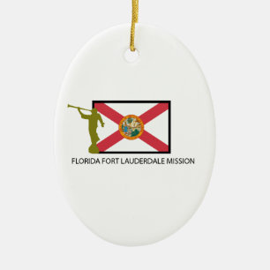 FLORIDA FORT LAUDERDALE MISSION LDS CTR CERAMIC TREE DECORATION