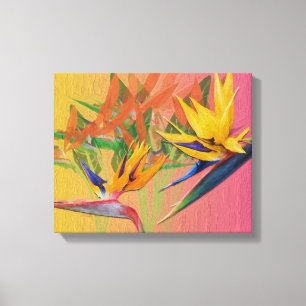 Florida Funkie Birds of Paradise Canvas Print