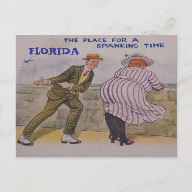 FLORIDA FUNNY POSTCARD (Front)