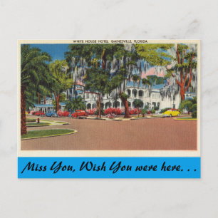 Florida, Gainesville, White House Hotel Postcard
