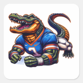 Florida gators square sticker