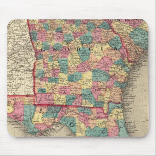 Florida, Georgia, and South Carolina 2 Mouse Mat