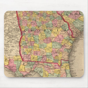Florida, Georgia, and South Carolina Mouse Mat