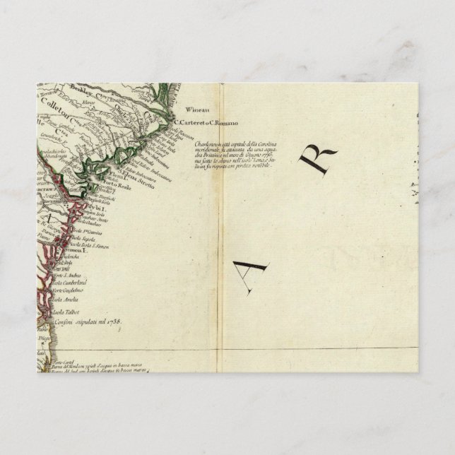 Florida, Georgia, South Carolina Postcard (Front)