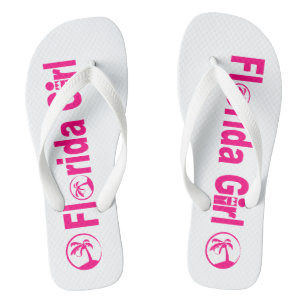 Florida Girl Flip Flops, Wide Straps Flops