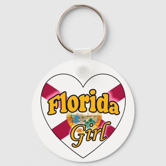 Florida Girl Key Ring (Front)