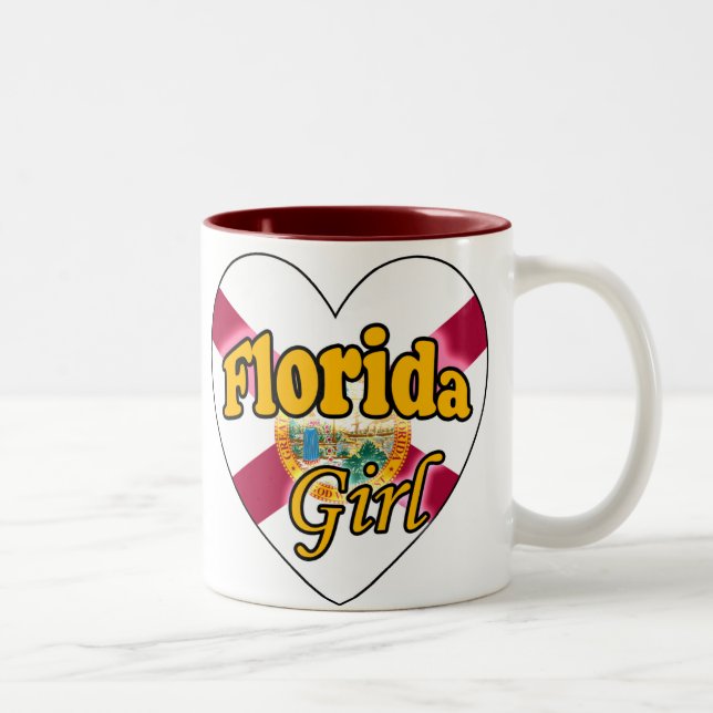 Florida Girl Two-Tone Coffee Mug (Right)