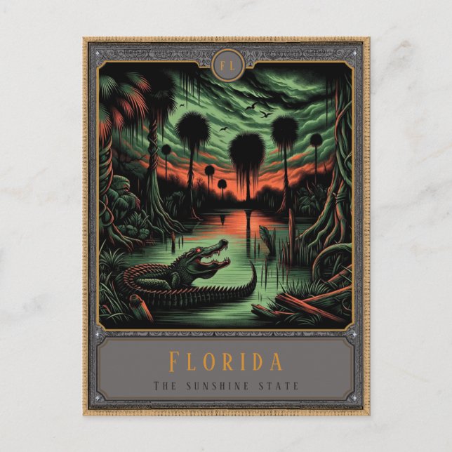 Florida | Gothic Art Postcard (Front)