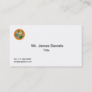 Florida Great Seal Business Card Templates