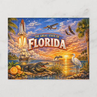 Florida Greetings Postcard