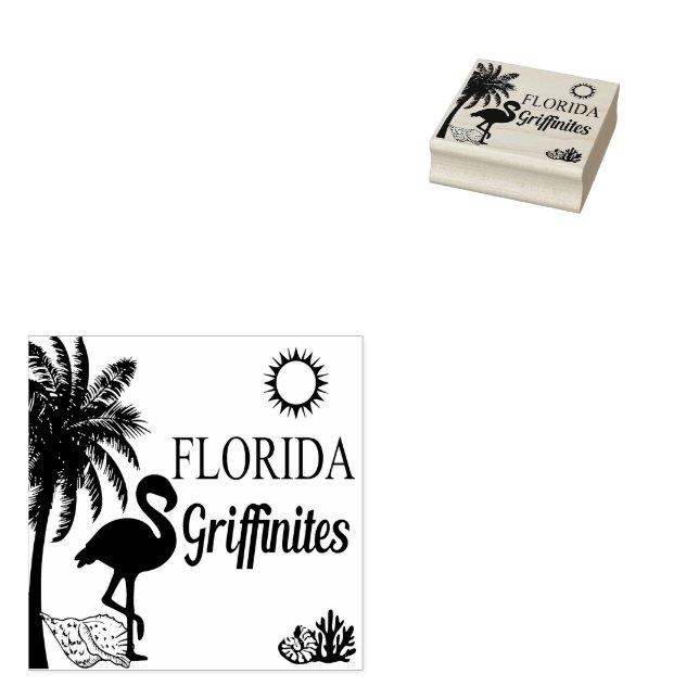 Florida Griffinites Wood Art Stamp (Stamped)