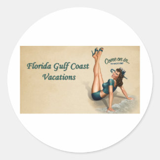 Florida Gulf Coast Classic Round Sticker