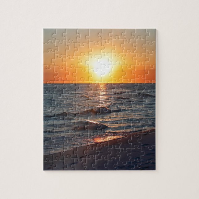 Florida gulf coast sunset jigsaw puzzle (Vertical)