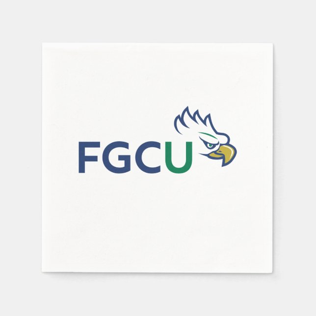 Florida Gulf Coast University Eagles Napkin (Front)