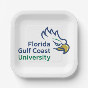 Florida Gulf Coast University Eagles Paper Plate