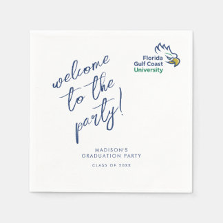 Florida Gulf Coast University Graduation Napkin