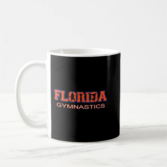 Florida Gymnastics Girls Tumbling Gear Gymnast Aer Coffee Mug (Left)