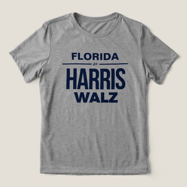 Florida Harris Walz Tri-Blend Shirt (Design Front)