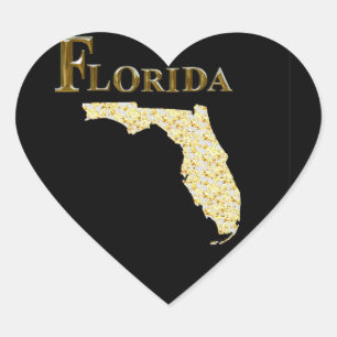 FLORIDA HEART STICKER