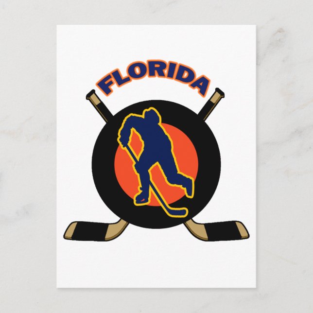 FLORIDA HOCKEY POSTCARD (Front)