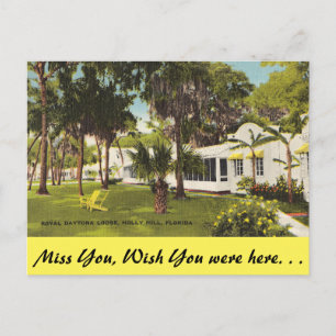 Florida, Holly Hill, Royal Daytona Lodge Postcard
