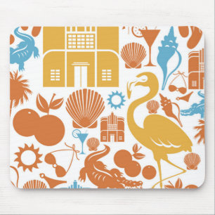 Florida Icons Mouse Mat