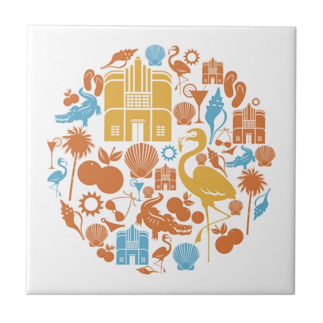 Florida Icons Tile (Front)