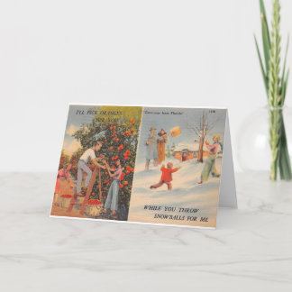 Florida in Winter Card