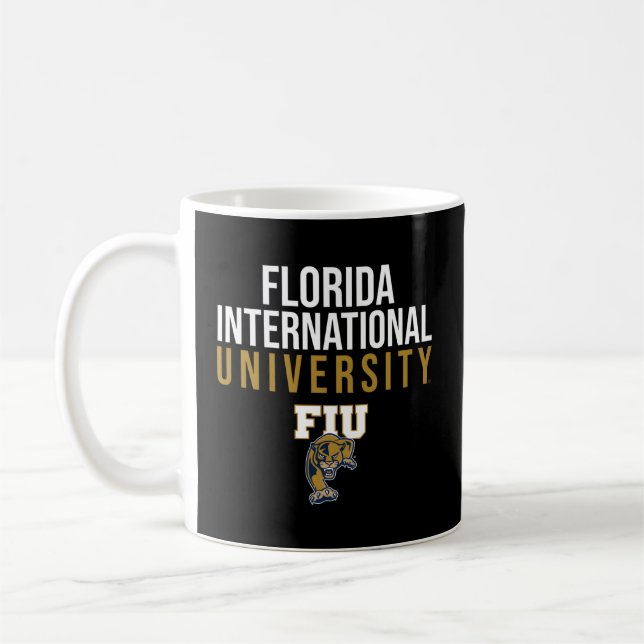 Florida International Fiu Panthers Stacked Coffee Mug (Left)