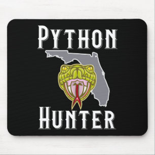 Florida Invasive Pythons Hunting Mouse Mat