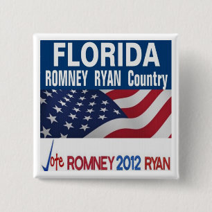 Florida is Romney Ryan Country Button