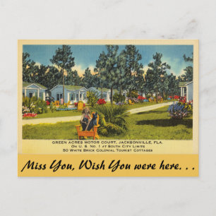Florida, Jacksonville, Green Acres Postcard