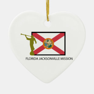 FLORIDA JACKSONVILLE MISSION LDS CTR CERAMIC TREE DECORATION