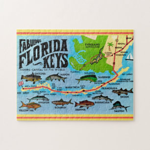 Florida Keys 11x14 Fish Jigsaw Puzzle