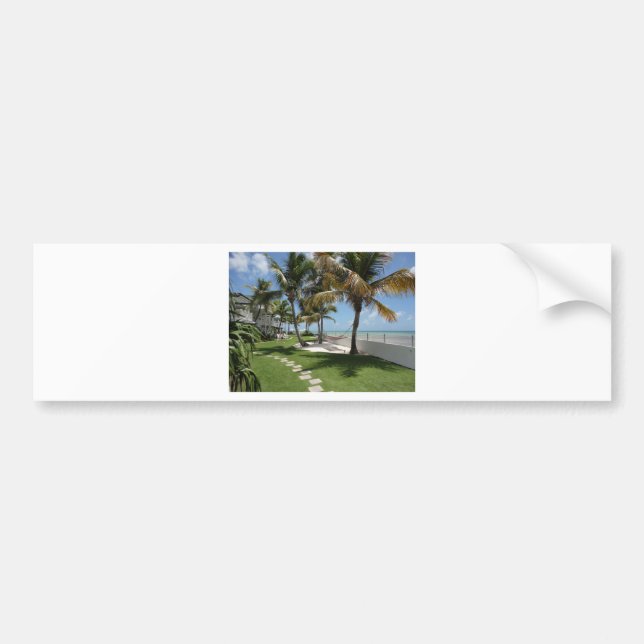 Florida Keys American Beach - ReasonerStore Bumper Sticker (Front)