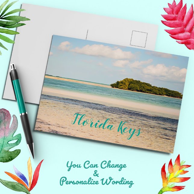 Florida Keys Bahia Honda Beach Island View Postcard (Creator Uploaded)