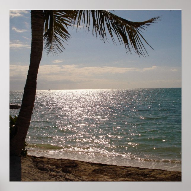 Florida Keys Beach Poster (Front)