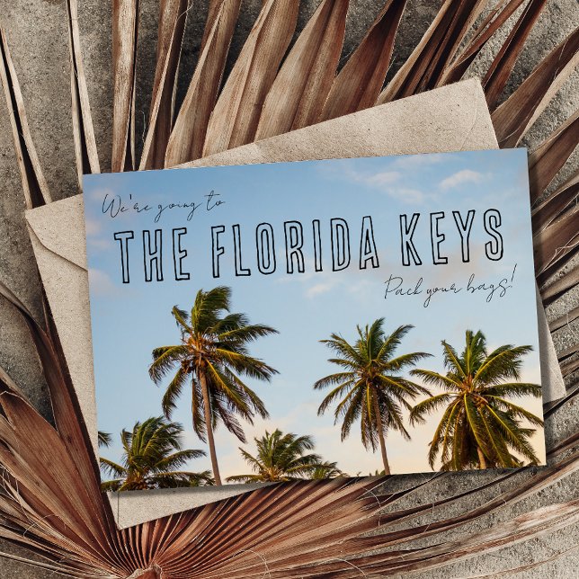 Florida Keys Beach Wedding Save the Date Announcement (Creator Uploaded)
